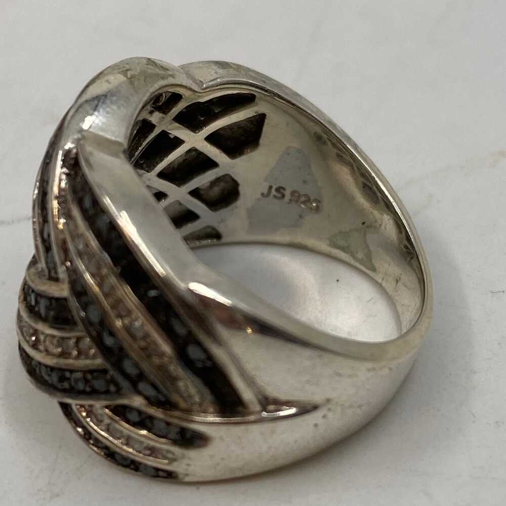 Dazzlingrock Silver Statement Ring | 1 Karat Diam… - image 5